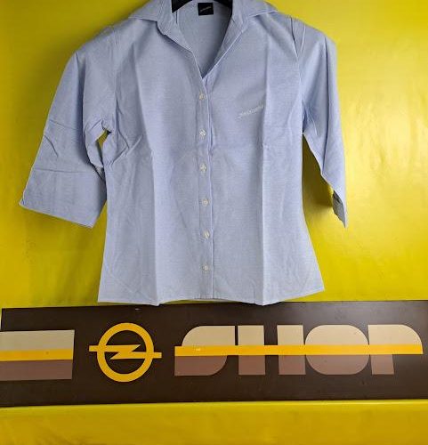 Opel Speedster Collection Bluse Größe 38 hellblau Oberteil Shirt Original Neu