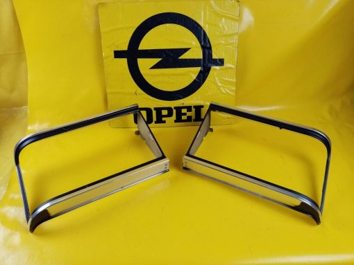 NEU + ORIGINAL Opel Kapitän Admiral B Paar Rahmen Scheinwerfer Blenden
