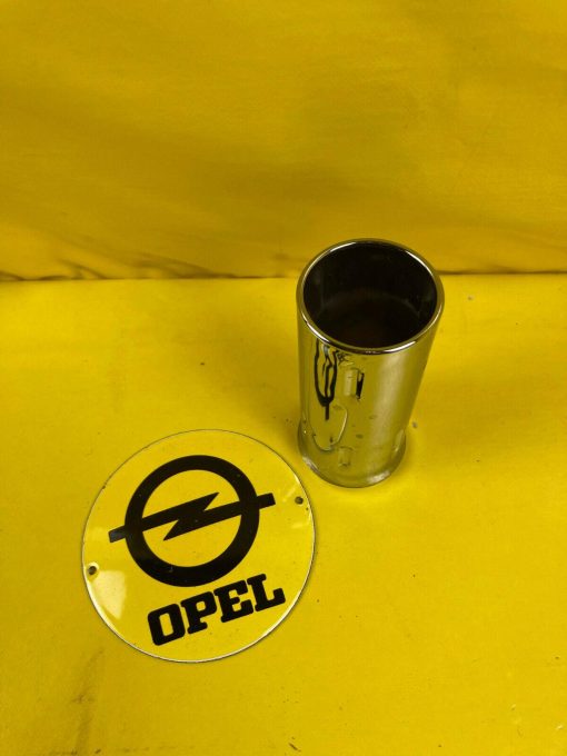 NEU + ORIGINAL Opel Diplomat B 5,4 V8 Chromblende Auspuff Ø 50 mm NOS V8 uni