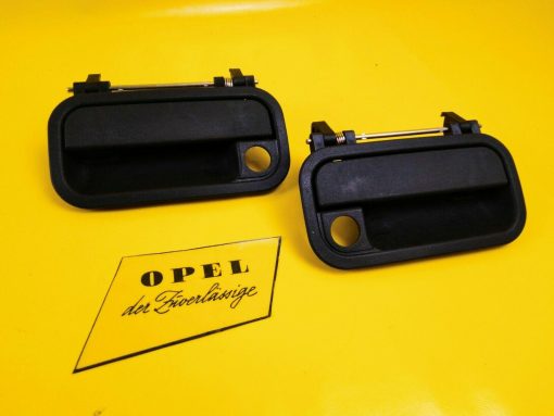 NEU Türgriff Paar schwarz Opel Calibra Tür Griff Griffe Door handle anthrazit