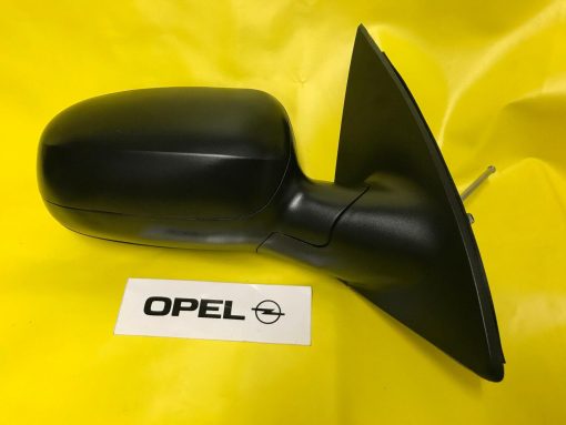 NEU Aussenspiegel SATZ Opel Corsa C + Combo schwarz kpl mit Glas und Abdeckung