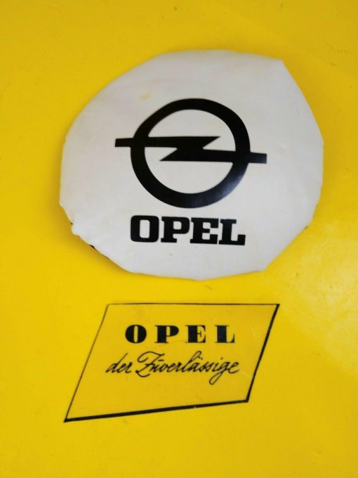 NEU + ORIG Opel Oldtimer Rallye Abdeckung Nebelscheinwerfer Kappen Deckel Tasche