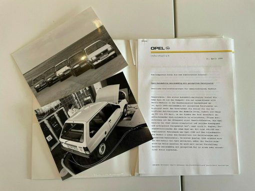 ORIGINAL OPEL Broschüre+ Werksfotos, Modellinformationen 1987-1989 Corsa-Senator