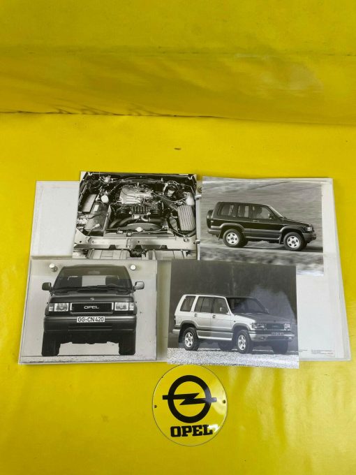 ORIGINAL OPEL Monterey Geländewagen, Broschüre + Werksfotos Modellvorstellung