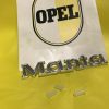 NEU + ORIGINAL OPEL Manta A Emblem Kofferdeckel CHROM Zeichen inkl Tüllen NOS