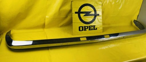 NEU Opel Rekord D / Commodore B Stoßstange hinten Chrom Version mit Gummileiste