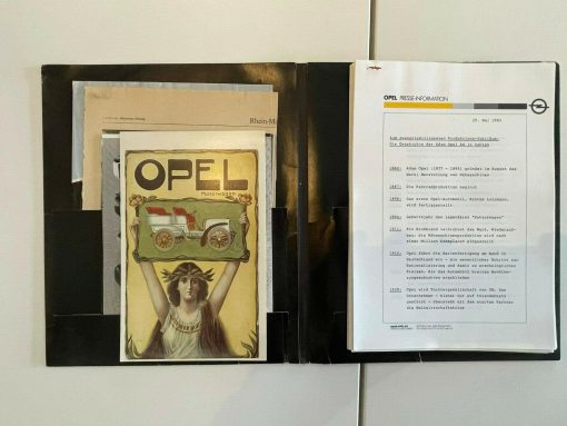 ORIGINAL OPEL Broschüre + Werksfotos, Presseinfo 20. Millionenster Opel