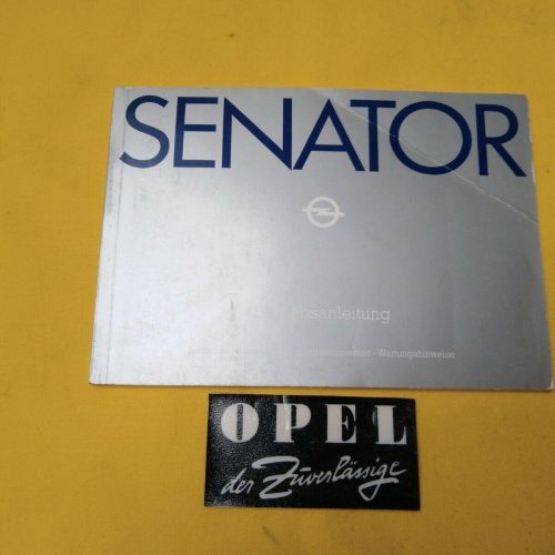 ORIGINAL Opel Senator A '78 Betriebsanleitung Handbuch Bedienungsanleitung