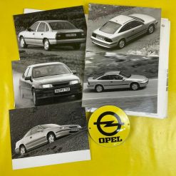 ORIGINAL OPEL Broschüre + Werksfotos, Modelle 1990 u.a. Irmscher, Senator, Lotus