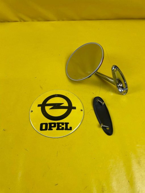 NEU Opel Rekord C/Commodore A Kadett B Coupe Limo Aussenspiegel rechts Chrom