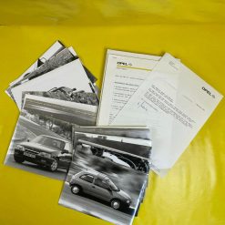 ORIGINAL OPEL Broschüre + Werksfotos der Modelle Kadett Frontera Omega Corsa usw