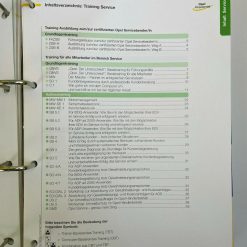 ORIGINAL Opel Broschüre der Opel Akademie im Jahr 1999 Trainingsunterlagen