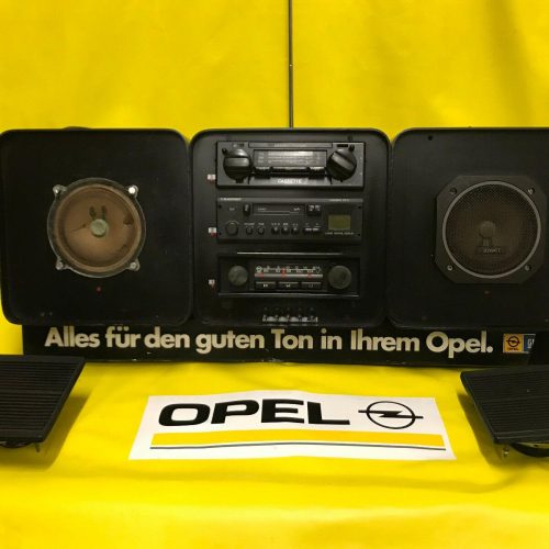 ORIGINAL OPEL Radio + Lautsprecher Vorführgerät BECKER MONZA Blaupunkt Oldtimer