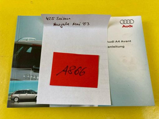 Original Audi A4 Avant Betriebsanleitung Audi