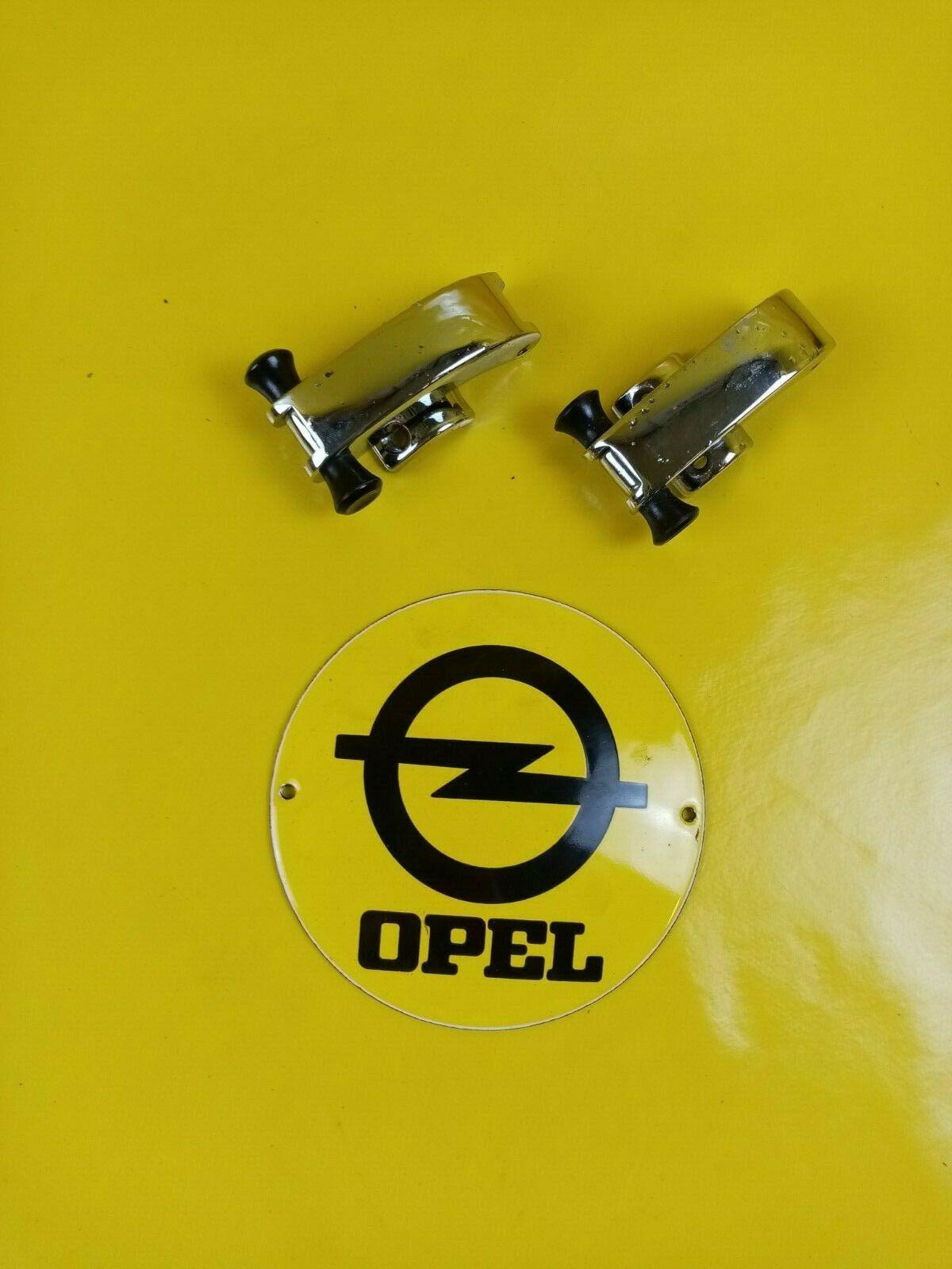 NEU + ORIG Opel Kadett A Fenster Chrom Verschluss Ausstellfenster hinten