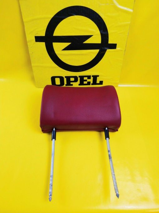 NEU + ORIGINAL Opel Kadett C Kopfstütze Lehne vorne ROT Kunstleder Kopflehne
