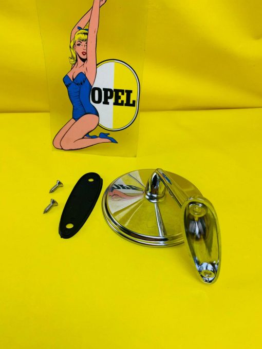 AKTION NEU Chrom Spiegel links Opel Rekord C Commodore A Kadett B GT Oly A