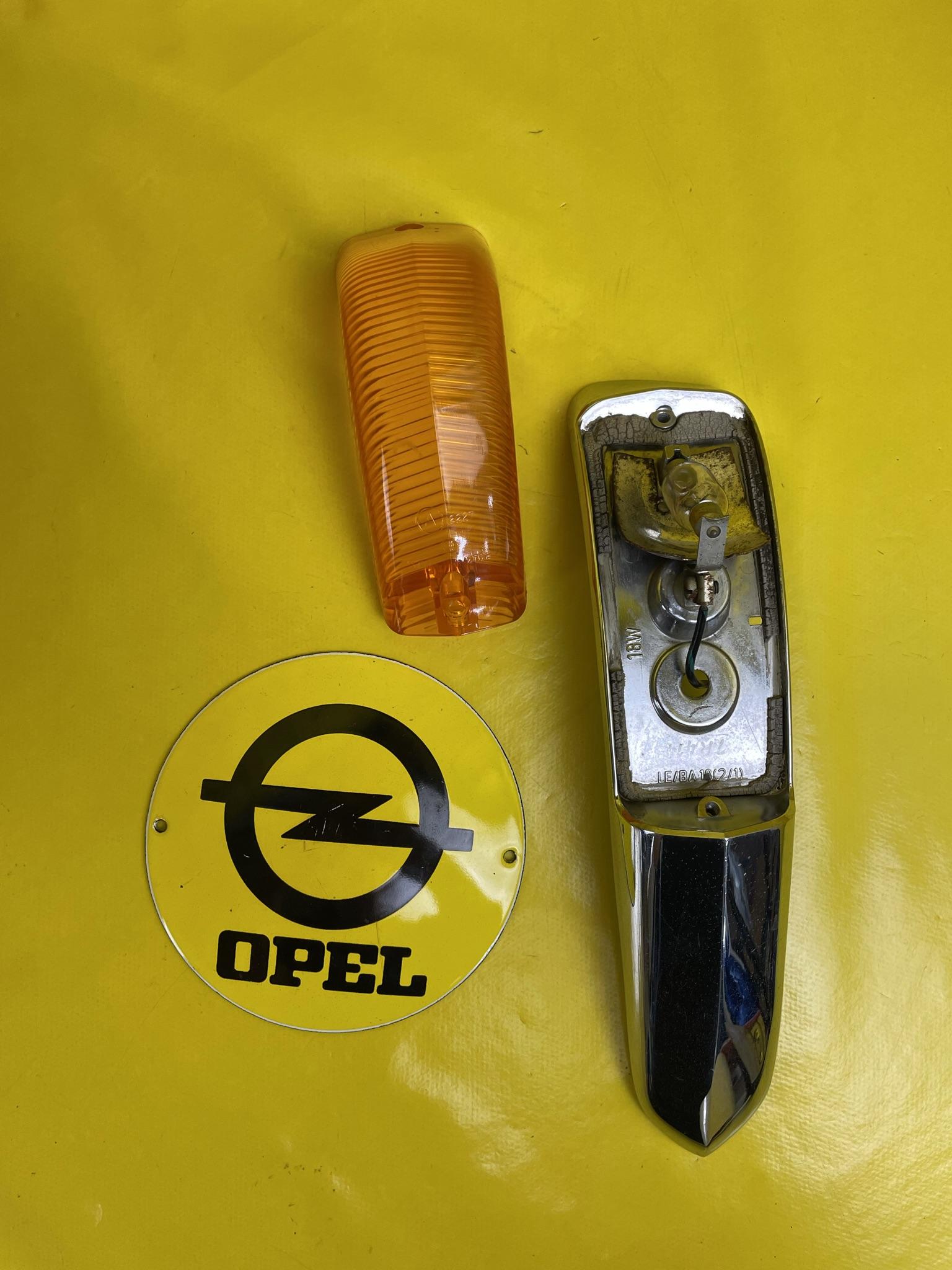 ORIGINAL Opel Kapitän PL 2,6 Blinker Chrom Glas Gehäuse