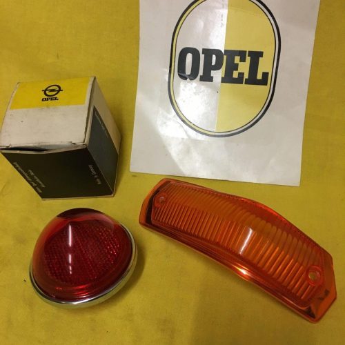 NEU + ORIG OPEL Olympia Rekord P2 SATZ Rücklichtglas + Blinkerglas Rücklicht NOS
