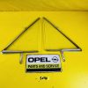 Satz Aufstellfenster Chrom Opel Rekord A Limousine Neu + Original