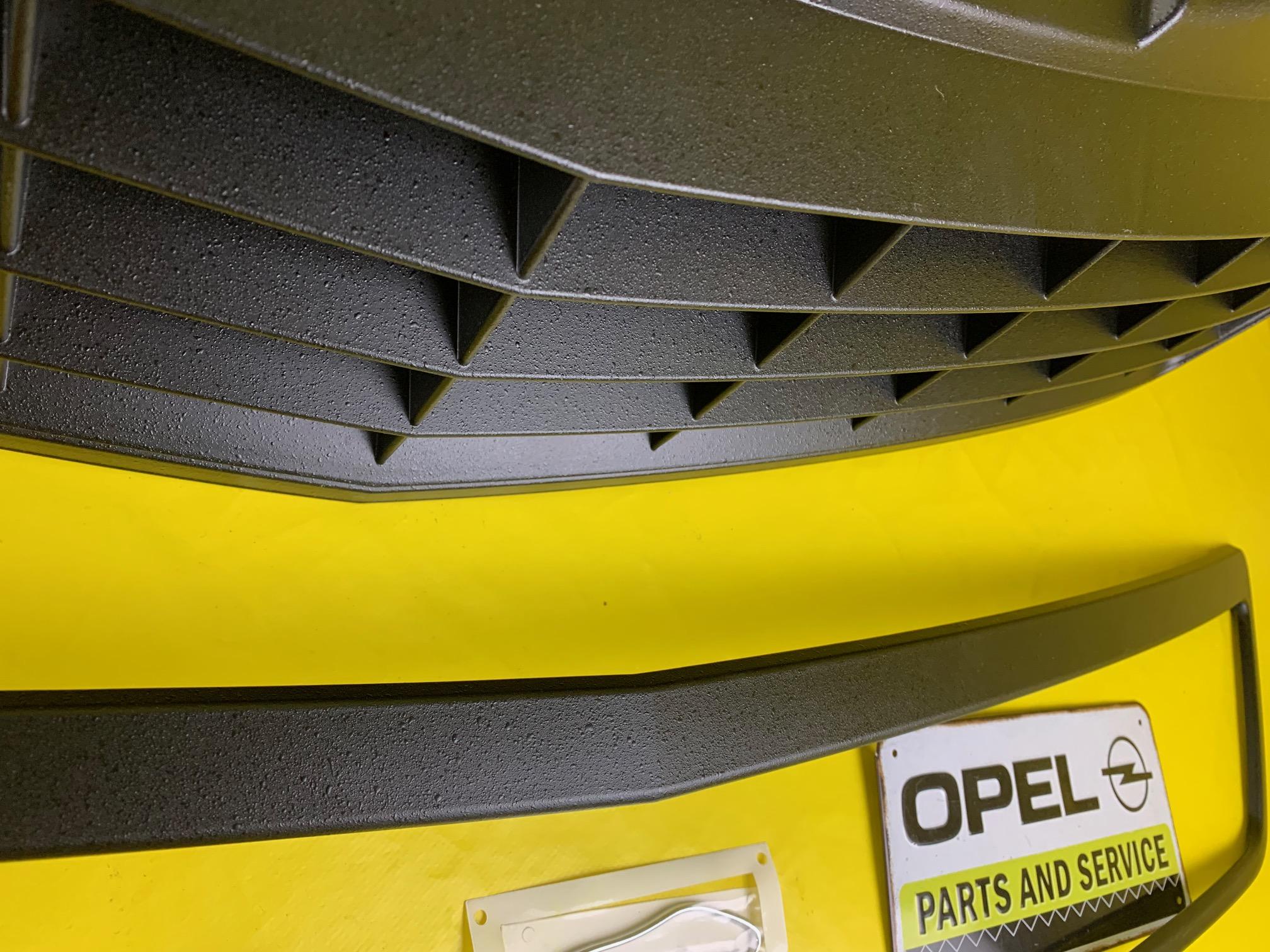 Kühlergrill Sportgrill Gitter Front Grill ohne Emblem Schwarz für Opel  Astra G