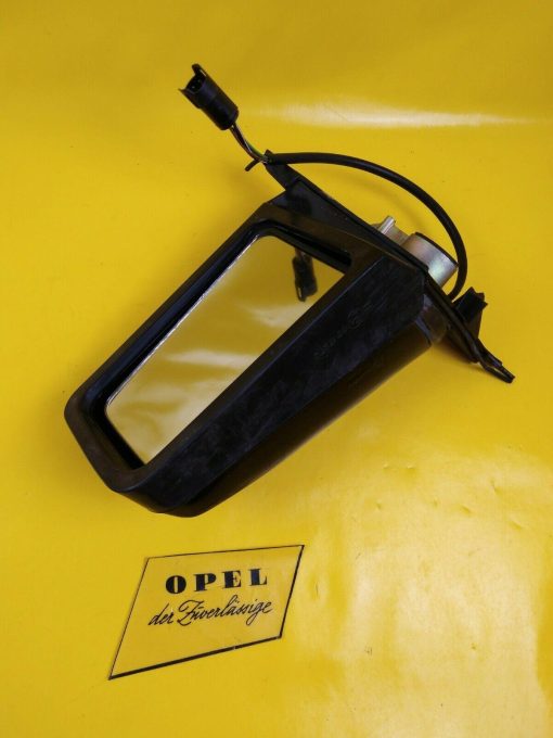 NEU + ORIG GM / Opel Ascona C Spiegel links schwarz elektrisch beheizbar Außen