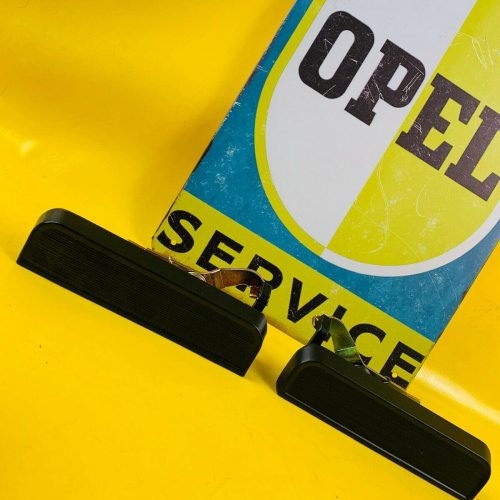 NEU SATZ Türgriff schwarz Opel Kadett C geriffelt Tür Griff door handle black