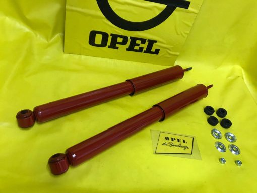 NEU Satz Gasdruck Stoßdämpfer Hinterachse Opel Olympia Rekord P1 / P2 hinten