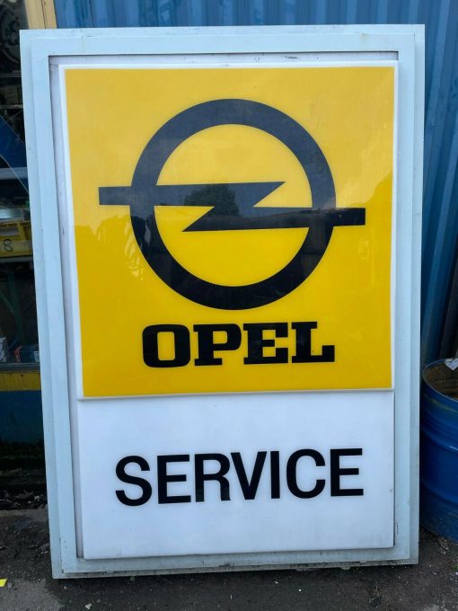 ORIGINAL Opel Beleuchtung Reklametafel Werbung Leuchtreklame Schild Tafel