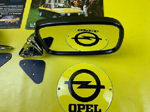 NEU Spiegel Satz Opel Kadett C links rechts + Halter Aussenspiegel auch Ascona B
