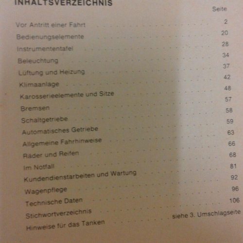 ORIGINAL OPEL Betriebsanleitung Serviceheft Handbuch Rekord E