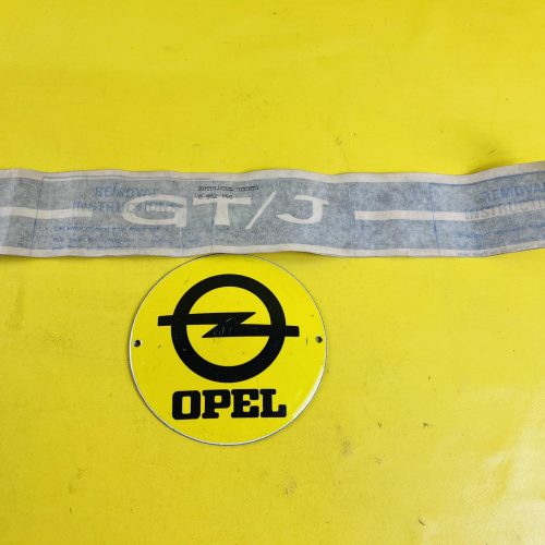 NEU + ORIGINAL Opel GT/J Farbstreifen Schriftzug Aufkleber