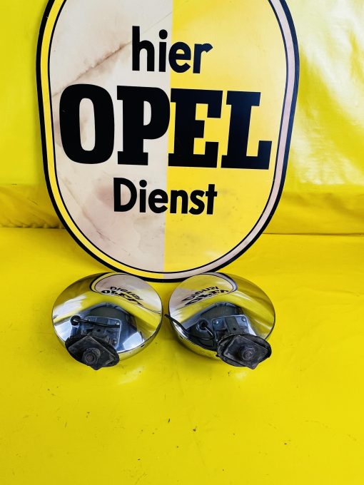 Paar Fernscheinwerfer Klar Universal Opel Zusatzscheinwerfer Oldtimer Bosch Neu + Original