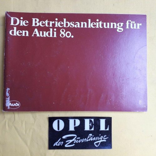 ORIGINAL Audi Betriebsanleitung Serviceheft Handbuch Audi 80 Ausgabe 1981
