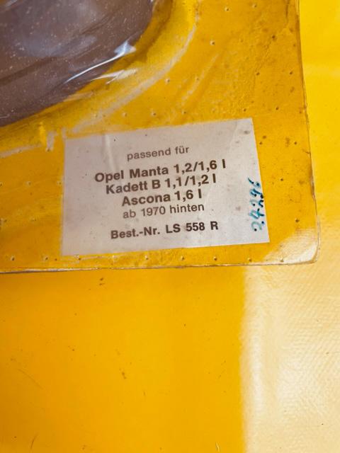NEU NOS Bremsbackensatz Textar hinten Opel Manta A 1,2S / 1,6N, Ascona A 1,6Ltr.