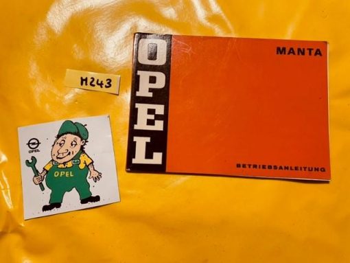 ORIGINAL Betriebsanleitung Opel Manta A 1971