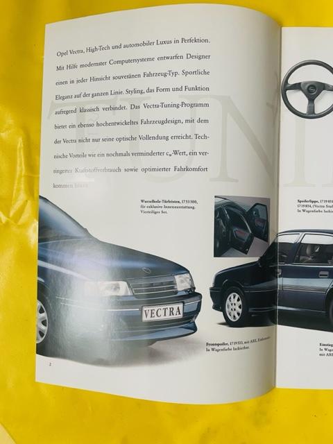 Prospekt Opel Vectra A Broschüre Modellübersicht Ausstattung