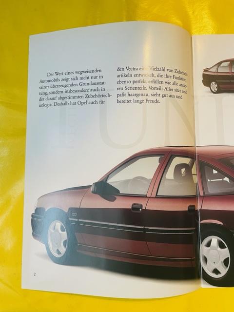 ORIGINAL Opel Vectra B Frontera B Corsa B Zubehör Broschüre Katalog Prospekt