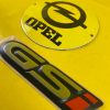 Folienschild Emblem Opel Astra F Kadett E Corsa A GSi f. Frontverkleidung NEU + ORIGINAL