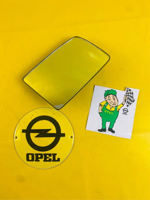 Spiegelglas rechts Opel Kadett E Spiegel Glas Plan NEU + ORIGINAL