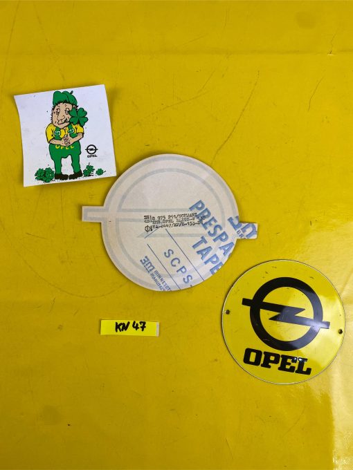 Aufkleber Opel Kadett C Kofferdeckel Emblem Opelzeichen Firmenzeichen NEU + ORIGINAL