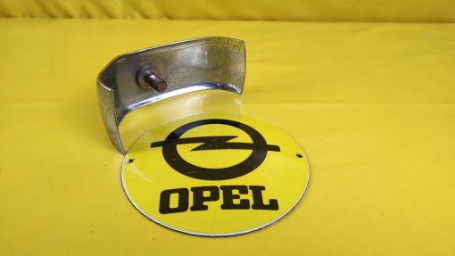 Blende Opel Rekord P1 Limousine Kombi Stoßstange Chrom Spange hinten Mitte Neu Original