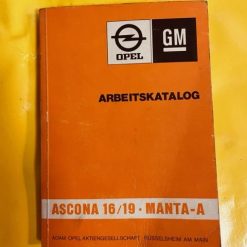 Arbeitskatalog Opel Ascona 16/19 Manta A Original