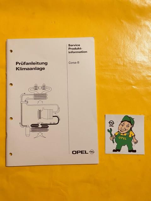 Prüfanleitung Klimaanlage Opel Corsa B Service Produktinformation