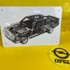 Blechschild Opel Manta B 400 Rallye Sammler CiH i200 Neu