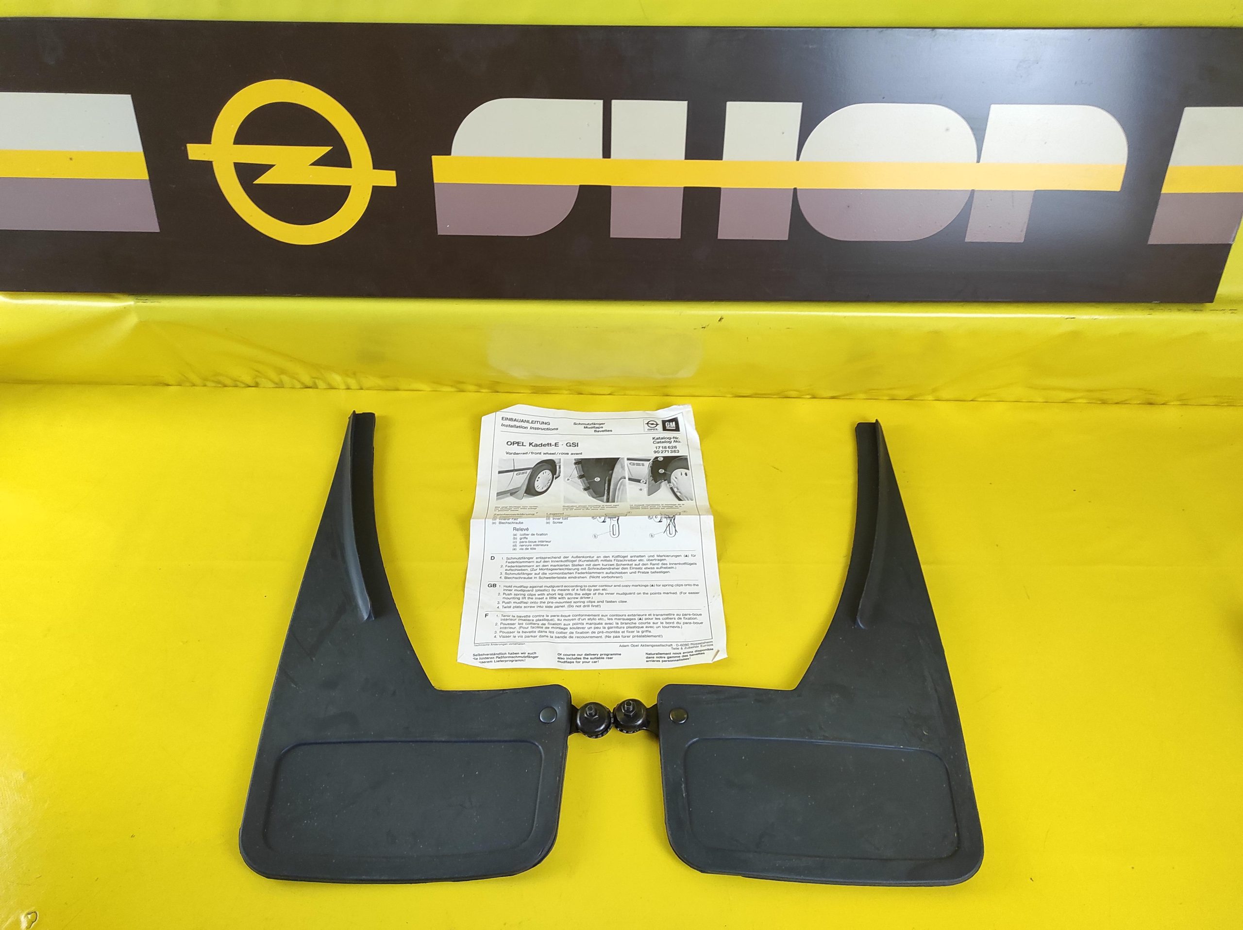 Schmutzfänger Opel Ascona C Spritzschutz vorne hinten mud flaps