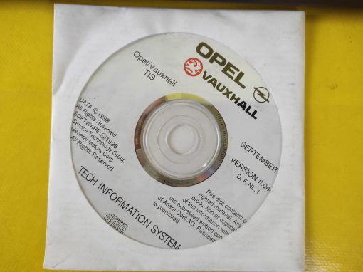 Konvolut Opel CD Technische Information TIS Tech Info Ausgabe September 1998