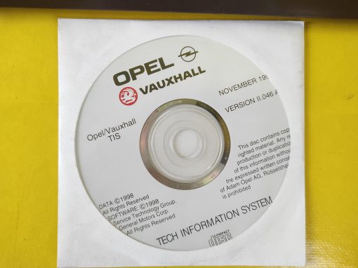Konvolut Opel CD Technische Information TIS Tech Info Ausgabe November 1998