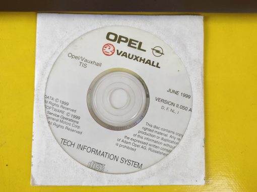 Konvolut Opel CD Technische Information TIS Tech Info Ausgabe Juni 1999