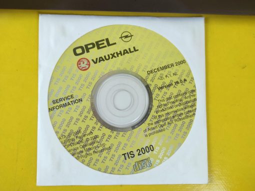 Konvolut Opel CD Technische Information TIS Tech Info Ausgabe Dezember 2000